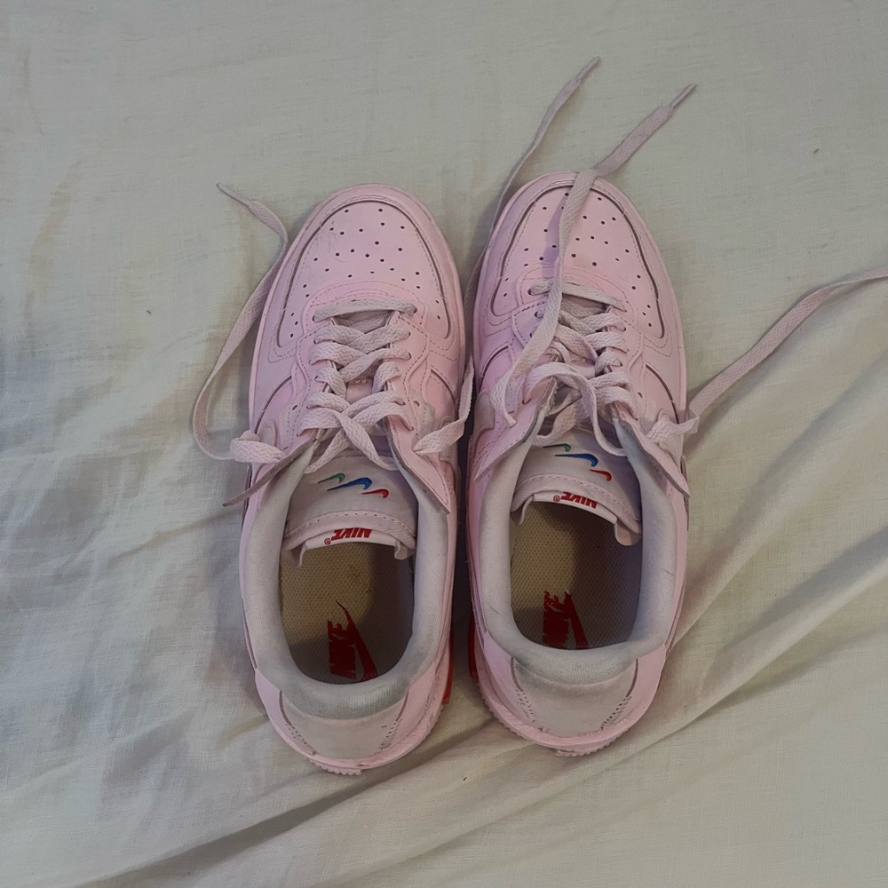 Women’s air force 1 fontanka ‘valentines day’ size 9 all pink nike sneakers - Picture 2 of 4